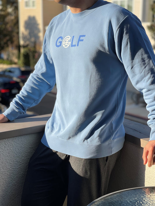 OceanDesertGolf Athletic Sweater Baby-Blue