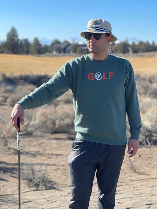 OceanDesertGolf Athletic Sweater Alpine-Green